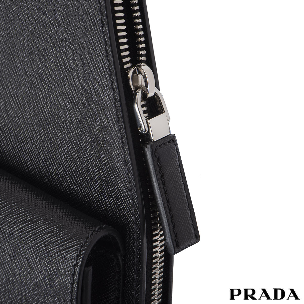Saffiano leather crossbody bag Prada Black in Leather - 35928315